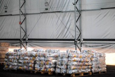 26 Mayıs 2021, Sao Paulo, Brezilya: Indianopolis civarında aşılı depo