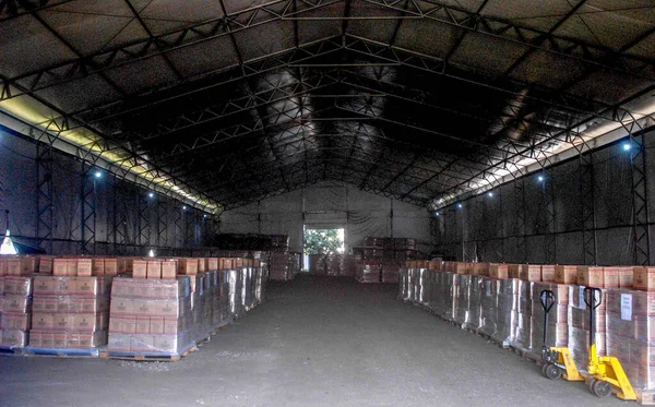 26 Mayıs 2021, Sao Paulo, Brezilya: Indianopolis civarında aşılı depo