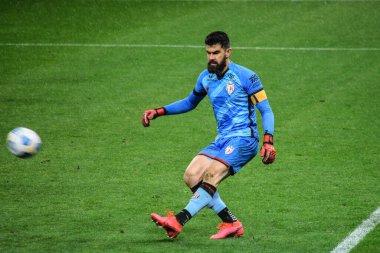 Korintliler ve Atletico Goianiense. 30 Mayıs 2021, Sao Paulo, Brezilya: Korintliler ve Atletico Goianiense arasındaki futbol maçı sırasında Korintliler 'in koçu Sylvinho