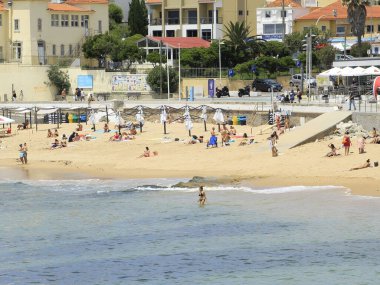 27 Mayıs 2021, Lizbon, Portekiz: Bu Perşembe (27 Mayıs), Portekiz 'in Estoril Sahili' ndeki Azarujinha plajında havuz gezisi)