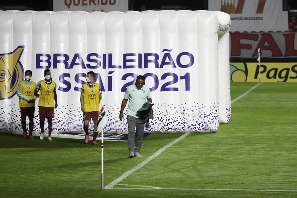Brezilya Futbol Şampiyonası Sao Paulo Fluminense Mayıs 2021 Sao Paulo — Stok fotoğraf
