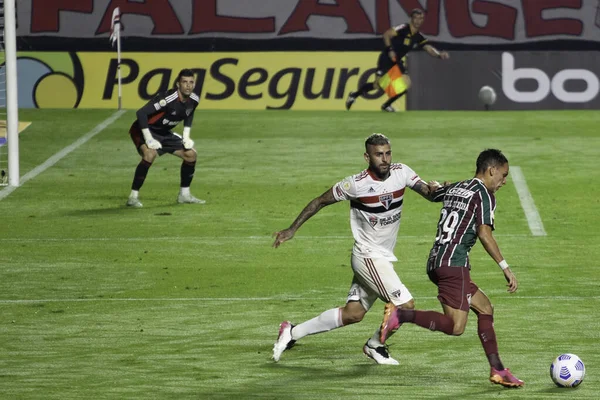 Brazilské Fotbalové Mistrovství Sao Paulo Fluminense Května 2021 Sao Paulo — Stock fotografie