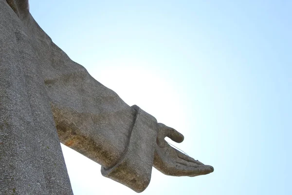 Monumento Cristo Rei Lisbona Portogallo Maggio 2021 Lisbona Portogallo Monumento — Foto Stock