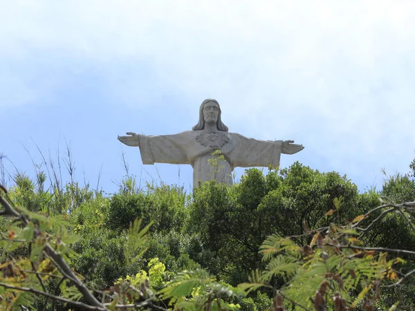 Visita Guidata Monumento Cristo Lisbona Maggio 2021 Lisbona Portogallo Visita — Foto Stock