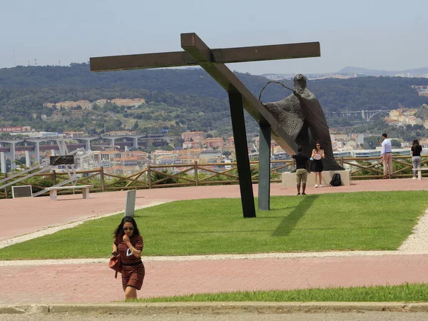 Mai 2021 Lissabon Portugal Heiligtum Von Christus König Von Lissabon — Stockfoto