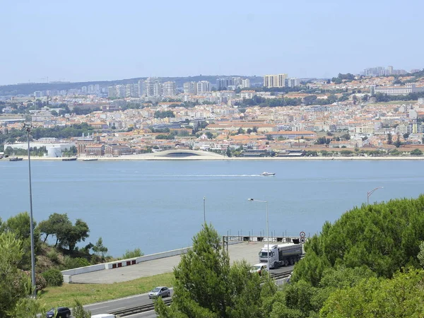 Visita Turística Monumento Cristo Rei Lisboa Maio 2021 Lisboa Portugal — Fotografia de Stock