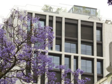 Cristiano Ronaldo 'nun dairesinin inşaatı Lizbon Belediyesi tarafından yürütülecek. 2 Haziran 2021, Lizbon, Portekiz: Cristiano Ronaldo 'nun Lizbon' da Castilho Caddesi 'nde lüks bir daire aldığı bina cephesi