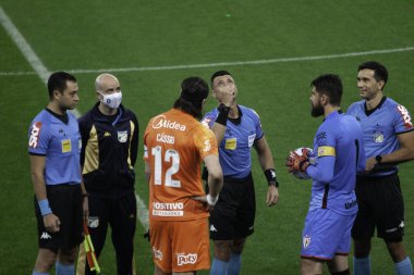 Brezilya Futbol Kupası: Cornthians ve Atletico Goianiense. 2 Haziran 2021, Sao Paulo, Brezilya: Çarşamba günü Sao Paulo 'daki Neo Quimica Arena' da düzenlenen Brezilya Futbol Kupası 'nın üçüncü aşaması için geçerli olan Corinrthians ile Atletico Goianiense arasındaki futbol maçı