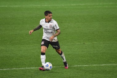 Brezilya Futbol Kupası: Cornthians ve Atletico Goianiense. 2 Haziran 2021, Sao Paulo, Brezilya: Çarşamba günü Sao Paulo 'daki Neo Quimica Arena' da düzenlenen Brezilya Futbol Kupası 'nın üçüncü aşaması için geçerli olan Corinrthians ile Atletico Goianiense arasındaki futbol maçı