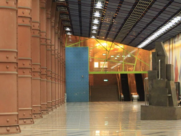 Transport Portugal Campo Pequeno Tunnelbanestation Lissabon Juni 2021 Lissabon Portugal — Stockfoto