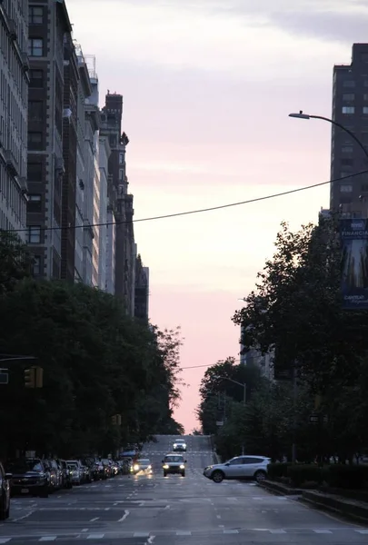 Silêncio Cidade Nova Iorque Dawn Junho 2021 Nova York Eua — Fotografia de Stock