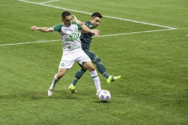 Brezilya Futbol Şampiyonası: Palmeiras ve Chapecoense. Haziran 2021, Sao Paulo, Brezilya: Chapecoense 'den koç Jair Ventura, Palmeiras ve Chapecoense arasındaki futbol maçı sırasında, Brezilya Futbol Şampiyonası 20.