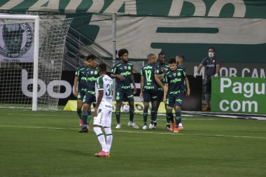 Brezilya Futbol Şampiyonası: Palmeiras ve Chapecoense. Haziran 2021, Sao Paulo, Brezilya: Chapecoense 'den koç Jair Ventura, Palmeiras ve Chapecoense arasındaki futbol maçı sırasında, Brezilya Futbol Şampiyonası 20.