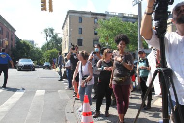 ABD First Lady & Dr Fauci Harlem-New York 'taki aşı kliniğini ziyaret etti. 6 Haziran 2021, Harlem, New York, ABD: ABD First Lady ve Dr. Fauci, Beyaz Saray Ulusal Alerji Enstitüsü Başkanı ve Direktörü