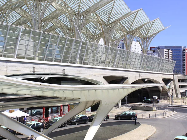 Estación Metro Oriente Junio 2021 Lisboa Portugal Vista Estación Metro — Foto de Stock