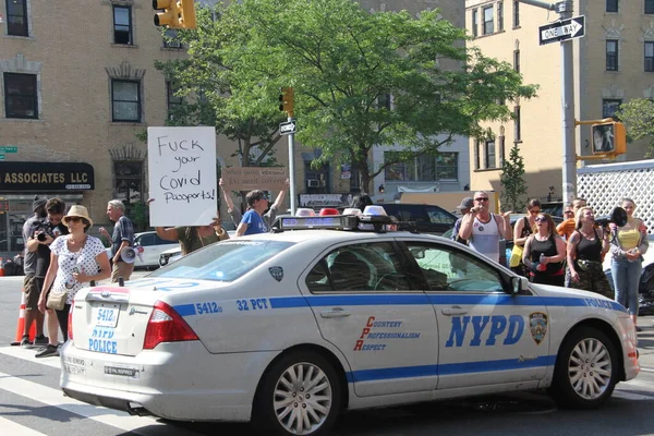 Primeira Dama Dos Eua Fauci Visitam Clínica Vacinação Harlem Nova — Fotografia de Stock