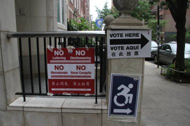 New York 'ta belediye başkanlığı için erken seçimler. 12 Haziran 2021, New York, ABD: Belediye başkanlığı ön seçimleri bugün başlıyor (12) ve 20 Haziran 'a kadar devam ediyor. Seçmenler sıralı bir oylamada 5 'e kadar aday seçebilirler