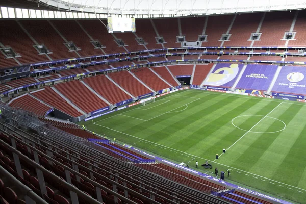 Juin 2021 Brasilia Brésil Vue Stade Mane Garrincha Qui Accueillera — Photo