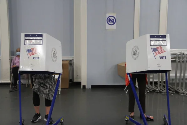 Early Voting Mayoral Primary Election New York City Junho 2021 — Fotografia de Stock