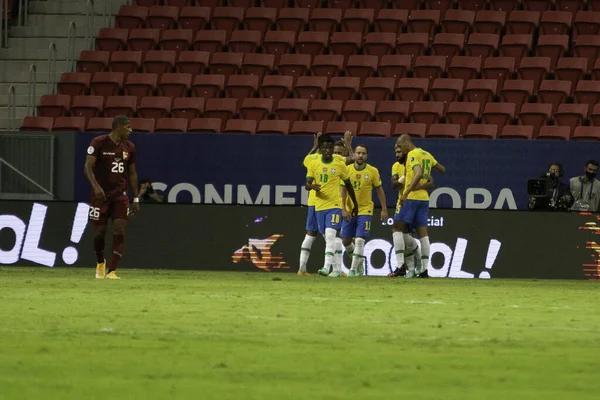 Copa America 2021 Brasilien Gegen Venezuela Juni 2021 Brasilia Federal — Stockfoto