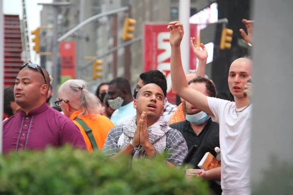 Movement People New York City June 2021 New York Usa — Stock Photo, Image