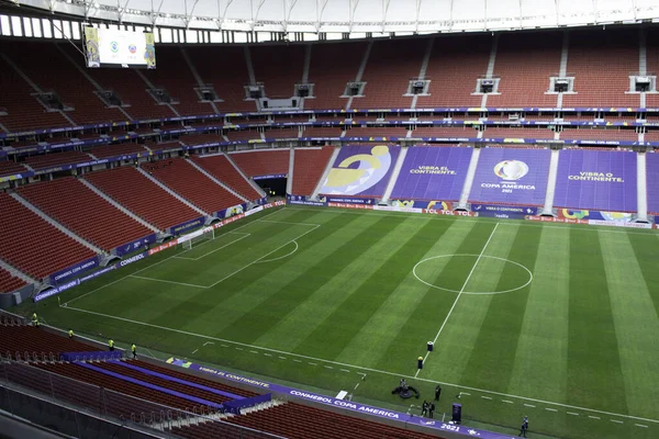 Juin 2021 Brasilia Brésil Vue Stade Mane Garrincha Qui Accueillera — Photo