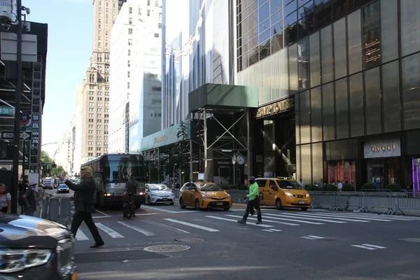 Donald Trump Look Alike Entretém Público Trump Tower Junho 2021 — Fotografia de Stock