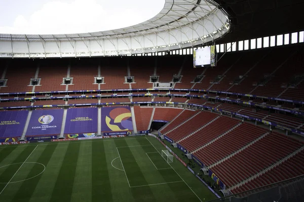 Червня 2021 Року Бразилії Бразилія Вид Стадіон Мане Гаррінча Якому — стокове фото