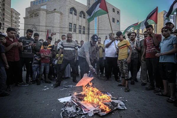 Una Manifestación Israel Gaza —  Fotos de Stock