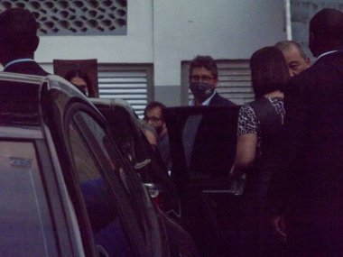 Birleşik Sağlık Sistemi 'nde (SUS) hizmeti genişleten Renasce programının başlatılması. 18 Haziran 2021, Rio de Janeiro, Brezilya: Sağlık Bakanı Marcelo Queiroga, Renasce programının başlatılması sırasında,