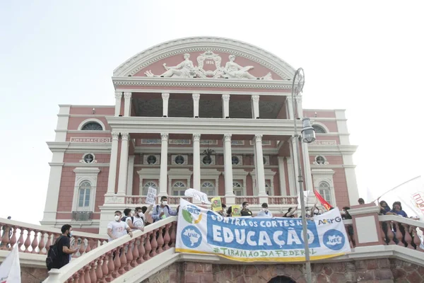 Protesto Manaus Contra Governo Presidente Bolsonaro Junho 2021 Manaus Brasil — Fotografia de Stock