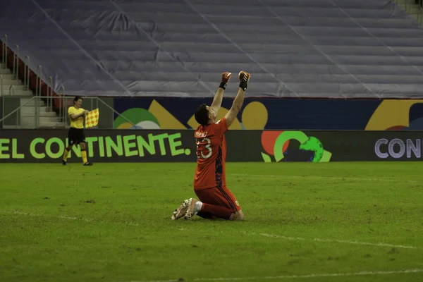 Copa America Arjantin Uruguay Haziran 2021 Brasilia Federal Bölge Brezilya — Stok fotoğraf