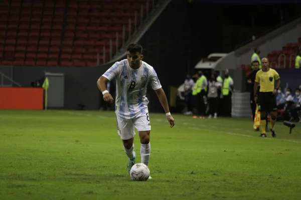 Int Copa América Argentina Uruguai Junho 2021 Brasília Distrito Federal — Fotografia de Stock