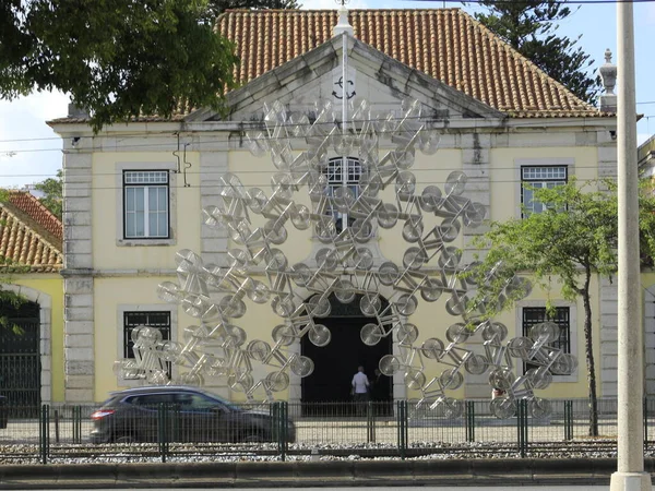 Int Vista Exterior Exposição Artista Activista Chinês Weiwei Lisboa Junho — Fotografia de Stock