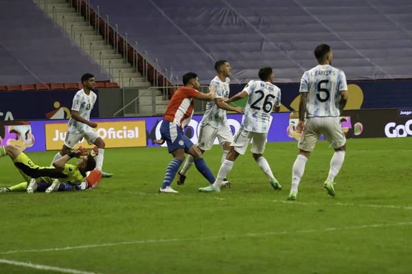 Spo Copa America Argentinien Und Paraguay Juni 2021 Brasilia Federal — Stockfoto