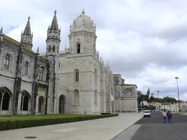 Ιουνίου 2021 Λισαβόνα Πορτογαλία Αριστούργημα Πορτογαλικής Αρχιτεκτονικής Από Τον 16Ο — Φωτογραφία Αρχείου