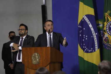 2021 / 2022 döngüsünün Brasilia 'da başlatılması planlanıyor. 22 Haziran 2021, Brasilia, Federal Bölge, Brezilya: 2021 / 2022 döngüsünün başlatılması, 22 Salı günü Brezilya 'daki Palacio do Planalto' da düzenlenen bir törenle)