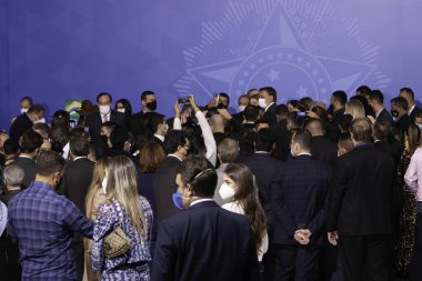 2021 / 2022 döngüsünün Brasilia 'da başlatılması planlanıyor. 22 Haziran 2021, Brasilia, Federal Bölge, Brezilya: 2021 / 2022 döngüsünün başlatılması, 22 Salı günü Brezilya 'daki Palacio do Planalto' da düzenlenen bir törenle)