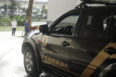 FEDERAL POLİS RIO DE JANEIRO 'NUN İNSANLARI DEVAM EDİYOR. 24 Haziran 2021, Rio de Janeiro, Brezilya: Federal Polis Teşkilatı, 24 Haziran Perşembe sabahı Devlet Kamu Bakanlığı, FUMUS Operasyonu ile ortak bir operasyonla başladı.