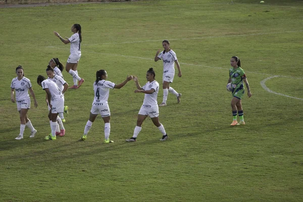 Spo Campeonato Brasileiro Futebol Feminino Minas Brasília Palmeiras Junho 2021 — Fotografia de Stock
