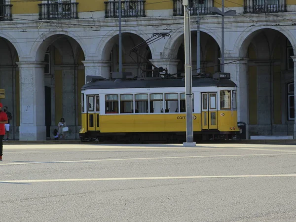 Movimiento Personas Primer Jueves Verano Portugal Junio 2021 Cascais Portugal — Foto de Stock