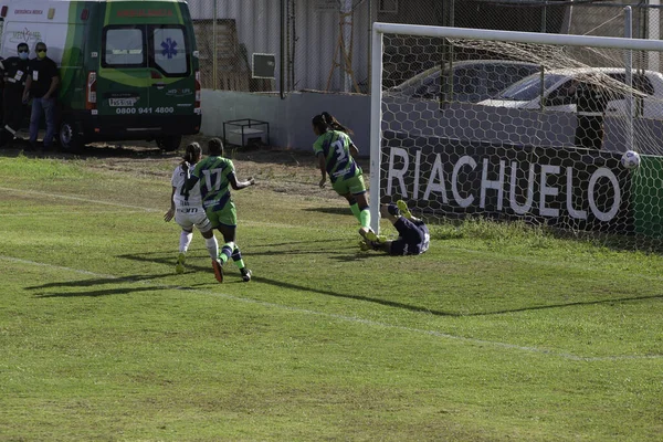 브라질 선수권 Brazilian Womens Soccer Championship Minas Brasilia Palmeiras 2017 — 스톡 사진