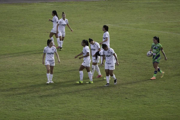 Spo Campeonato Brasileño Fútbol Femenino Minas Brasilia Palmeiras Junio 2021 —  Fotos de Stock
