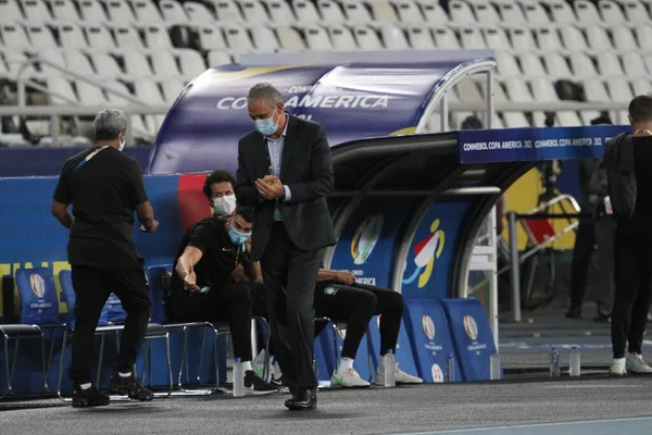 Spo Copa America Brasilien Und Kolumbien Juni 2021 Rio Janeiro — Stockfoto