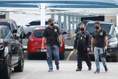 Bouchee Operasyonu. 29 Haziran 2021, Rio de Janeiro, Brezilya: Federal Polis Bouchonee Operasyonu 'nu başlattı. 