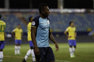  Copa America: Brezilya ve Ekvador. 27 Haziran 2021, Goiania, Brezilya: Brezilya ile Ekvador arasındaki futbol maçı, Copa America 'nın B Grubu için geçerli, 27 Pazar gecesi Goiania' daki Pedro Ludovico Teixeira Olimpiyat Stadyumu 'nda yapıldı.)