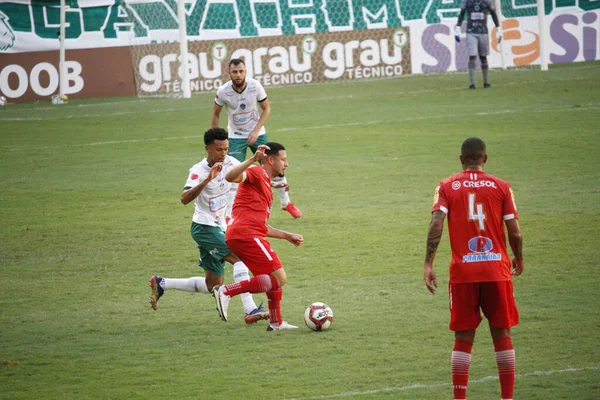 Brezilya Futbol Şampiyonası Lig Manaus Tombense Haziran 2021 Manaus Brezilya — Stok fotoğraf