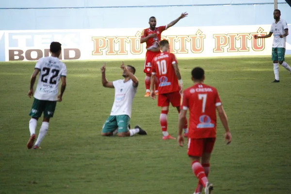 Brezilya Futbol Şampiyonası Lig Manaus Tombense Haziran 2021 Manaus Brezilya — Stok fotoğraf