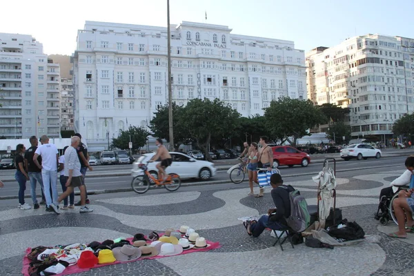 Fachada Copacabana Beach Hotel Rio Janeiro Junho 2021 Rio Janeiro — Fotografia de Stock