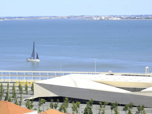 Tourismus Portugal Juni 2021 Lissabon Portugal Touristen Genießen Den Blick — Stockfoto